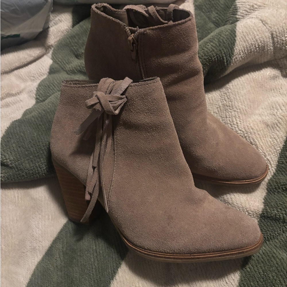 DV by Dolce Vita Taupe Ankle Booties